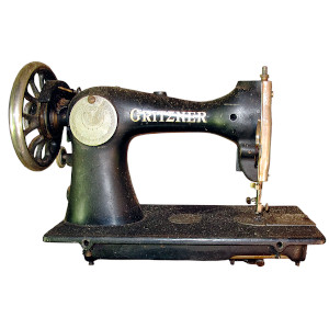 who made the first sewing machine featured